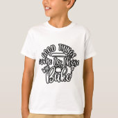 T-shirt Les Bonnes Choses Viennent À Ceux Qui Fabriquent (Devant)