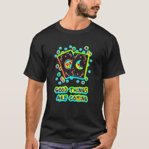 T-shirt Les bonnes choses viennent Tarot Card Sun Moon