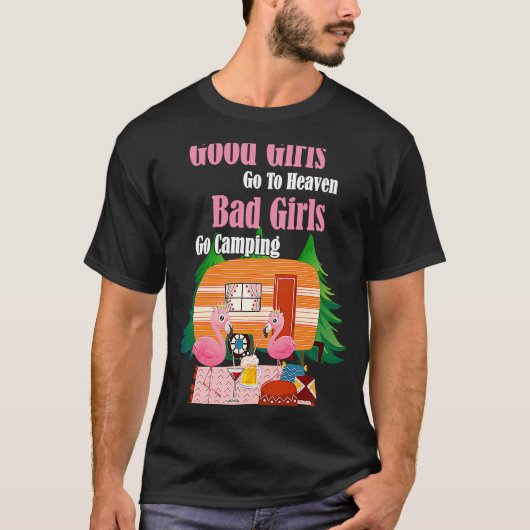 T-shirt Les Bonnes Filles Aller Au Ciel Les Mauvaises Fill (Devant)