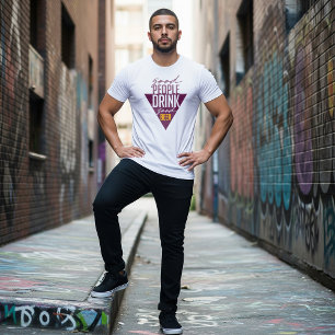 T-shirt Les bonnes personnes boivent une bonne bière Biè