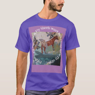 T-shirt les bottes volantes ne feront pas voler votre chev