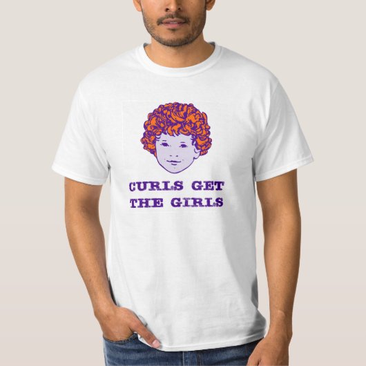 T-shirt Les boucles obtiennent les filles (Devant)