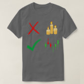 T-shirt Les bougies (Design devant)