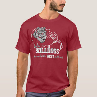 T-shirt Les bouledogues d'Iola marque la pièce en t 74