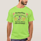T-SHIRT LES BOUTEILLES DÉGUSTENT AVEC LEURS PIEDS, ALORS P (Devant)