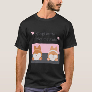 T-shirt Les boutons Corgi me donnent des nuts 651