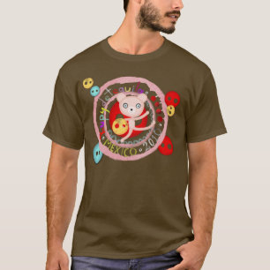 T-shirt Les boutons de Rupydetequila México portaient un