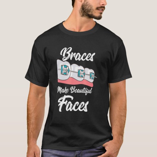 T-shirt Les Braces Font De Beaux Visages (Devant)