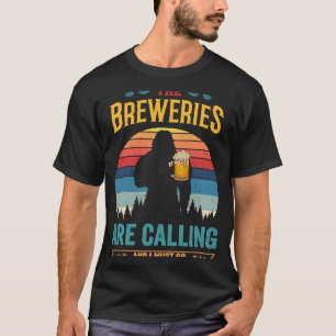 T-shirt Les Brasseries Appelent Et Je Dois Aller Sasquatch