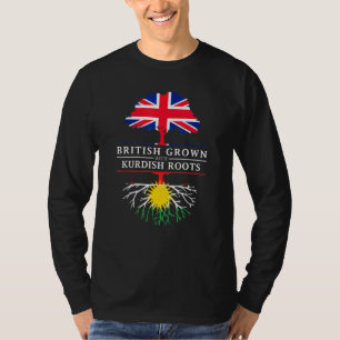 T-shirt Les Britanniques Cultivent Avec Des Racines Kurdes