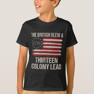 T-shirt Les Britanniques Ont Perdu Une Avance De 13 Coloni