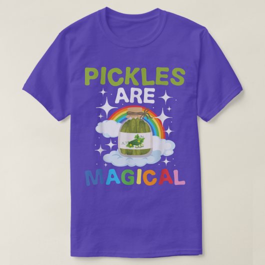 T-shirt Les brochettes sont magiques Pickle Végétarien F (Design devant)