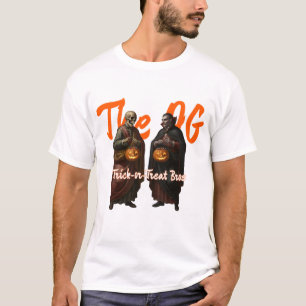T-shirt Les Bros Trick-or-Treat de l'OG Skeleton & Vampi