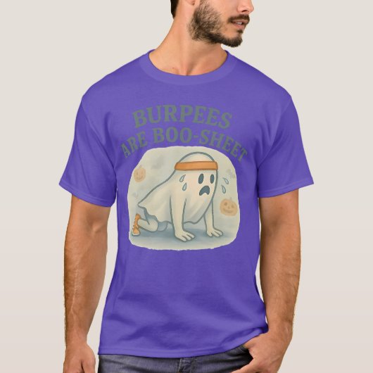 T-shirt Les burpees sont Boo Sheet (Devant)