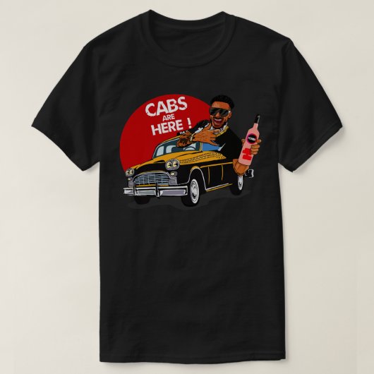 T-shirt LES CABS DE Jersey Shore SONT ICI (Design devant)
