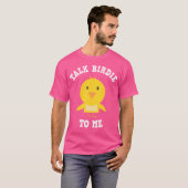 T-shirt Les Caddies De Golfeurs Me Parlent Birdie (Devant entier)