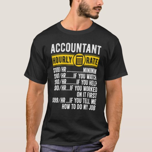 T-shirt Les Cadeaux Comptables Numéros De Crunching Est Mo (Devant)