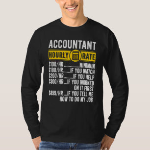 T-shirt Les Cadeaux Comptables Numéros De Crunching Est Mo