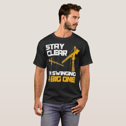 T-shirt Les Cadeaux Des Exploitants De Grue Restent Clairs (Devant entier)