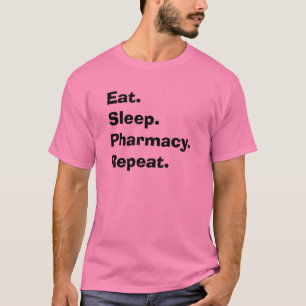 T-shirt Les cadeaux drôles de pharmacien "mangent,