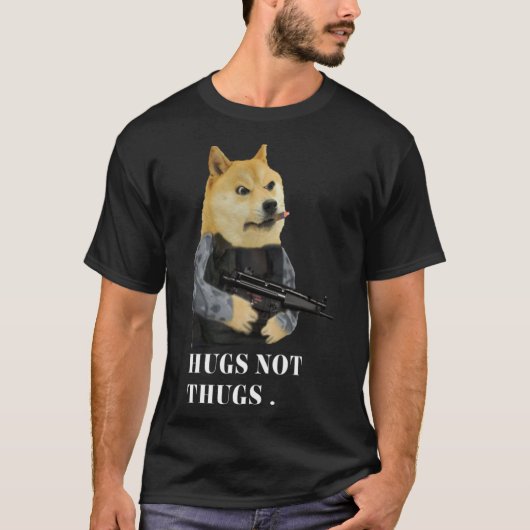 T-shirt Les câlins pas les voyous (Devant)