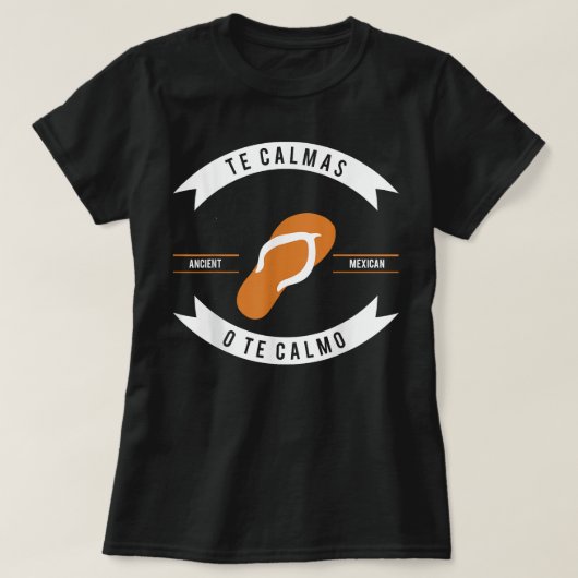 T-shirt Les Calmas O Te Calmo Funny (Design devant)
