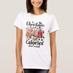 T-shirt Les calories de Noël ne comptent pas