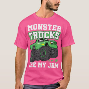 T-shirt Les Camions Monster cool Sont Mes Jam Kids Boys & 