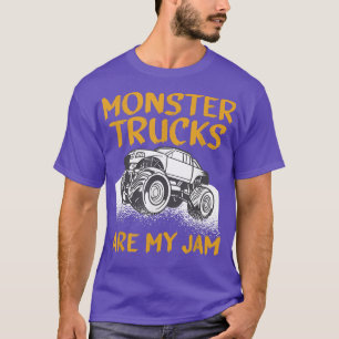 T-shirt Les Camions Monster Drôle Sont Mes Camions Jam Tri