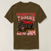 T-shirt Les Camions Monster Sont Ma Confiture Pour Les Ama (Design devant)