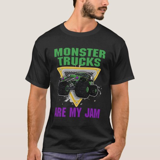 T-shirt Les Camions Monster Sont Ma Confusion (Devant)
