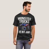 T-shirt Les Camions Monster Sont Mon Camion Jam Lifted Cam (Devant entier)
