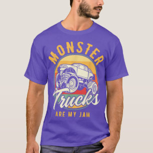 T-shirt Les Camions Monster Sont Mon Embouteillage Pour Un