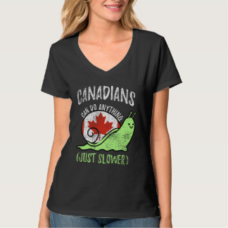 T-shirt Les Canadiens Peuvent Faire N'importe Quoi Juste P