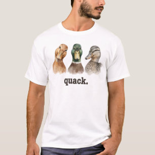 T-shirt Les canards cancanent drôle amateur de canard drôl