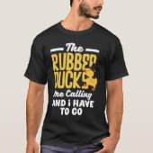 T-shirt Les Canards En Caoutchouc Ducky En Caoutchouc Appe (Devant)