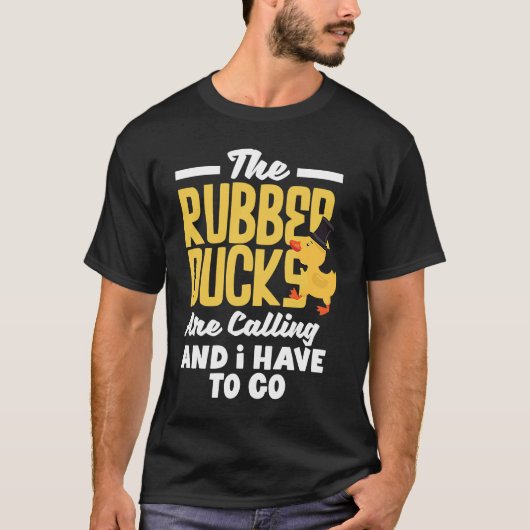 T-shirt Les Canards En Caoutchouc Ducky En Caoutchouc Appe (Devant)