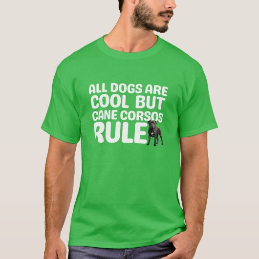 T-shirt Les Cane Corsos règnent garçon (Devant)