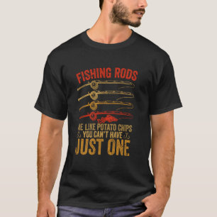 T-shirt Les Cannes à Pêche Vintage Fisher Sarcasm Sont Com