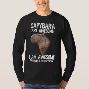 T-shirt Les Capybara sont géniales, donc je suis Capibara