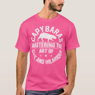 T-shirt Les Capybaras Maîtrisent L'Art D'Un Casquette Hila