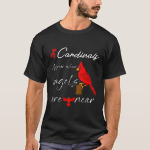 T-shirt Les cardinaux apparaissent lorsque les anges sont