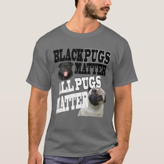 T-shirt Les Carlins noirs comptent Tous les Carlins compte (Devant)