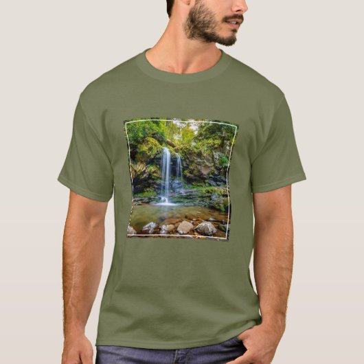 T-shirt Les cascades | Parc national de Smokey Mountain (Devant)
