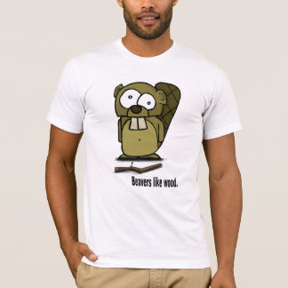 T-shirt les castors aiment le bois