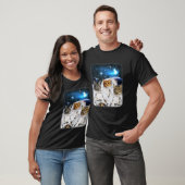 T-shirt Les Catronautes Astronaut De Chat Spatial Avec Têt (Unisexe)
