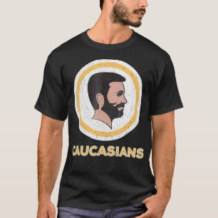 T-shirt Les Caucasiens s'enorgueillissent d'un Vintage drô