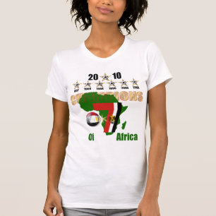 T-shirt Les champions 2010 de l'Egypte d'illustration