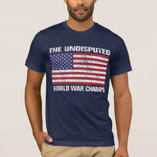 T-shirt Les champions incontestés de guerre mondiale