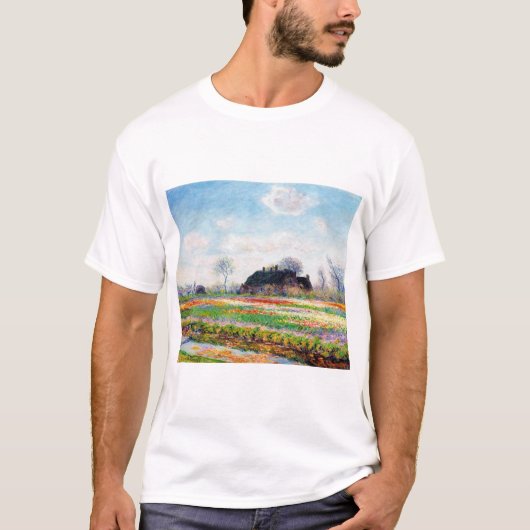 T-shirt Les champs de tulipes au Pays-Bas, Monet (Devant)